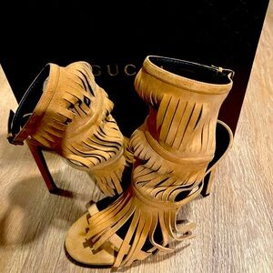 Gucci Fringe Heels